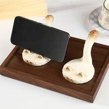 Giá đỡ điện thoại hình mèo Xiêm, tượng nhỏ bằng nhựa có mắt chớp, giá đỡ điện thoại để bàn dễ thương. - Giá đỡ điện thoại hình mèo Xiêm - Xem 4