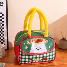 Hasbro Bolsa de almuerzo aislada linda, bolsa de bento con forro de aluminio reforzado, bolsa de comida portátil, bolsa de almuerzo para estudiantes y trabajadores de oficina, recipiente de almuerzo térmico e impermeable, bolsa de bento reutilizable con retención de calor, bolsa de picnic de gran capacidad y resistente al desgaste, perfecta para la escuela, la oficina, picnics al aire libre, viajes y transporte de alimentos diarios - pieza única - Ver 13