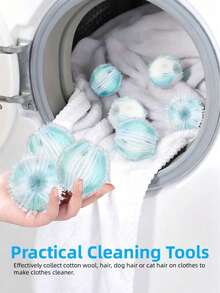 Bộ 1/6/12 con lăn loại bỏ lông thú cưng tái sử dụng, không cần điện, loại bỏ lông trên quần áo, ga trải giường, đồ dùng phòng tắm, thích hợp cho lông chó và mèo, con lăn làm sạch lông có thể tái sử dụng. - Nhiều màu - Xem 1