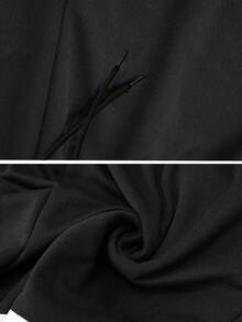 Men's Summer Casual Sports Basketball Outdoor Running Fitness Quick-Dry Shorts - Black - View 6