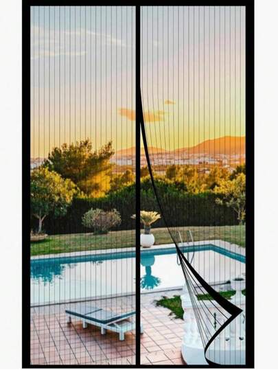 Magnetic Screen Door Set - Self Sealing, Heavy-Duty Mesh, Suitable For Pets And Children, Preventing Insects From Entering, 36 Inches X 82 Inches/40 Inches X 82 Inches