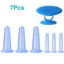 2pcs Silicone Cupping Set, Facial & Eye Beauty, Skin Lifting & Care, Material, Portable Design - Multicolor - View 29