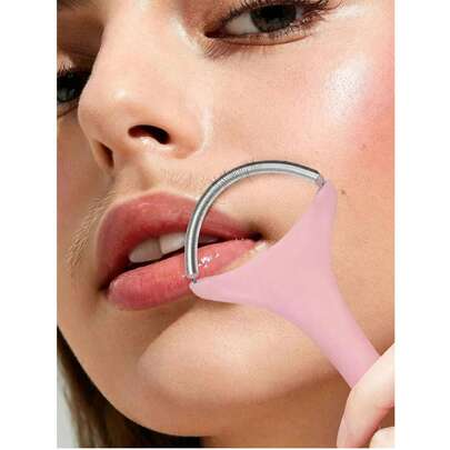 3/1 pieza Removedor de vello facial indoloro, Epilador de rodillo de resorte portátil, Herramienta de eliminación de vello con resorte, Depilador ligero, Apto para hombres y mujeres, Herramienta de eliminación de vello facial con resorte de acero inoxidable, Removedor de vello corporal, Removedor de vello facial, Apto para el exceso de vello en el labio superior, la barbilla, el cuello, los brazos y las piernas