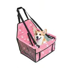 Housse de siège de voiture imperméable pour chien - Protège les sièges de votre voiture contre les poils d'animaux, les rayures et la saleté - Facile à installer et à nettoyer - Convient pour les voyages et l'utilisation quotidienne - Multicolore - Voir 2