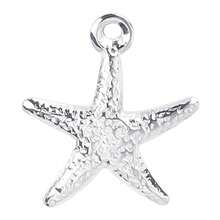 1pc Minimalist Stainless Steel Gold/Silver Starfish Pendant, Ocean Animal Charm Suitable For DIY Jewelry Making Necklace Bracelet Earring Accessories - Pendants - View 45