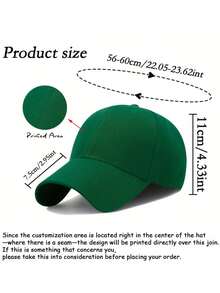 Customizable Baseball Caps (Text/Graphics) - Unisex, Adjustable, And Available In Multiple Colors. Featuring English Lettering Designs Suitable For Both Men And Women, These Sun Hats Allow You To Print Any Face Directly Onto The Cap. Perfect For Outdoor Activities And Daily Wear, They Are Suitable For All Four Seasons ,Memorial Meaning - Multicolor - View 5