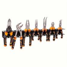 1pc Heavy Duty Metal Tool Rack, Space-Saving Storage For Screwdrivers And Pliers, Car Cleaning Brush Holder, Wall-Mounted Organizer Suitable For Garage And Workshop, Multi-Function Tool Rack, Garage Tool Storage - Tool Rack - View 7