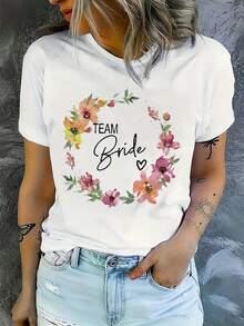 Spring Summer Short Sleeve-Shirt - Round Neck Casual Blouse, Washable Casual Attire, Spring Summer Fall Outfits - Comfortable Basic Top LZ25031328,-Sleep - White - View 7