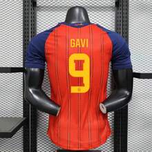 26/27 Spain Home Jersey, Breathable Quick-Drying Football Shirt With Customizable Number - 主場9號 - 查看 3