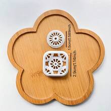 2pcs Bohemian Style Polymer Clay Molds, Tile Series Clay Molds, For Making Earrings, Brooches, Pendants, High Precision Polymer Clay Or Modeling Clay Molds - White - View 2