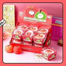 Đồ chơi bóp hình quả táo sống động như thật, đồ chơi giảm áp lực mềm mại, đàn hồi chậm, đồ chơi giải trí giúp giảm căng thẳng, món quà độc đáo cho sinh nhật, Giáng sinh, văn phòng. - Nhiều màu - Xem 6