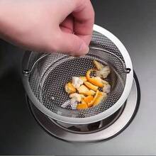 不锈钢厨房水槽滤网，防堵塞沥水盘，适用于各种水槽开口，网状设计，适用于厨房和浴室。母亲节、情人节和生日的绝佳礼物。 - 彩色 - 查看 5