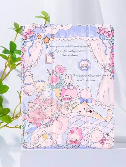 Cartoon Rabbit Pattern Case Compatible With IPad