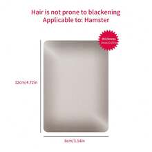 1 tấm tản nhiệt mùa hè cho chuột hamster, thỏ, chuột lang, tấm nhôm làm mát. - Bạc - Xem 3