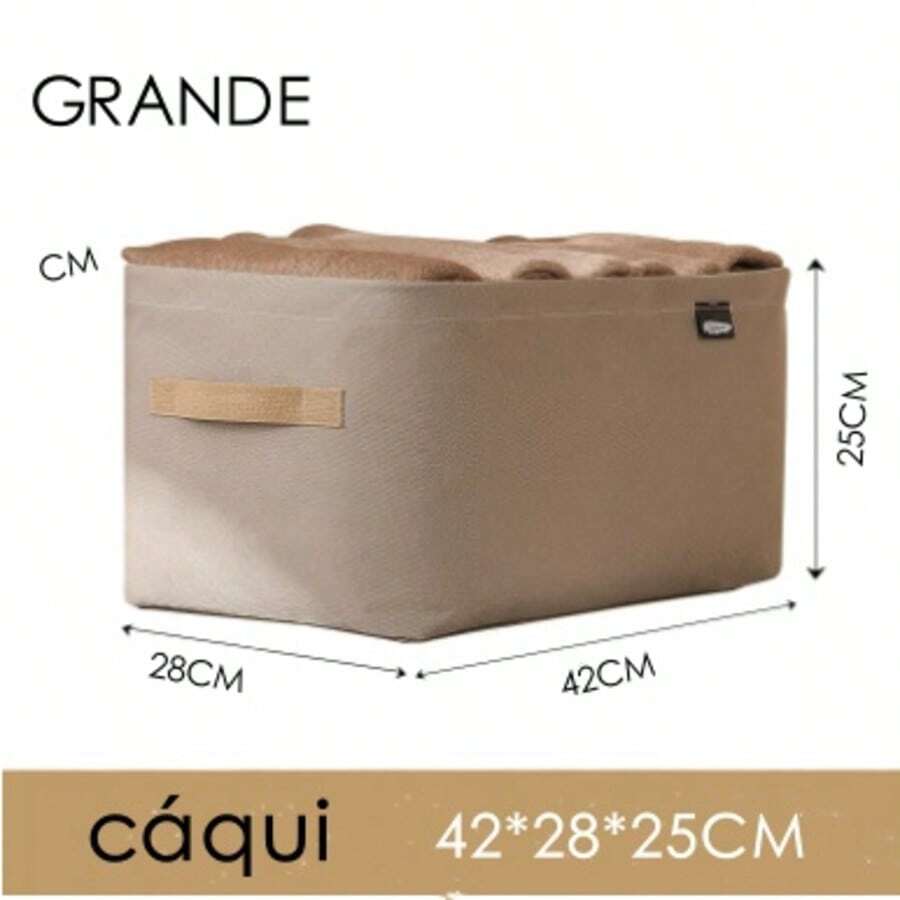 Large Foldable Metal Support Wardrobe Organizer Basket 42*28*25CM PEGE - 查看 1