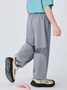 mini bala Light Breeze Pants Kids Long Pants Quick Dry Breathable Mesh Summer Comfort 2026 Perfect For Outdoor Play And Daily Wear - Gray Blue - View 3