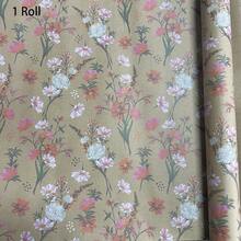 1 Roll Large Floral Wrapping Paper | 43cm X 300cm (17in X 118in) - Ideal For Valentine's Day, Weddings, Birthdays, Gifts, Holidays And Celebrations - Versatile Design, Soft Paper - A - View 9