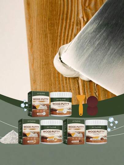 Pintura multiusos para reparación de madera, cubre grietas, brechas, grafitis, adecuada para el revestimiento de productos de madera