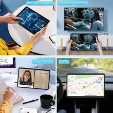 TenYide Tablet Android 10,1 inci, versi penyimpanan 128GB/256GB, cocok untuk pembelajaran elektronik anak-anak dan membaca e-book orang dewasa, dengan fungsi panggilan telepon, kamera depan & belakang, dual SIM, Bluetooth, GPS, WiFi. - Purple - View 5