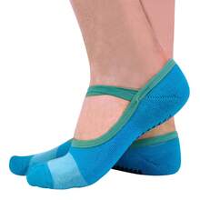 Sock Snob Sock Snob - 12 Pairs Ladies Non Slip Breathable Yoga Socks - 藍色 - 查看 2