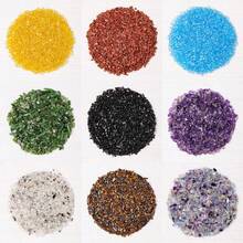 100g/Pack Natural Amethyst And Citrine Tumbled Stones, Healing Crystals Suitable For Aquarium, Garden, Divination And Home Decor - Crystal Chips 3-5mm - View 4