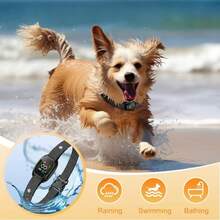 Verstellbares Antibellhalsband Für Kleine Und Mittelgroße Hunde, Vibrations-Trainingshalsband, Vollständig Abgedichtet, 20–60 Cm Verstellbar. Geeignet Zur Bellkontrolle, Für Das Tägliche Training, Für Drinnen Und Draußen, Spaziergänge, Reisen, Hundepension Und Verhaltenskorrektur. - Schwarz - Übersicht 2