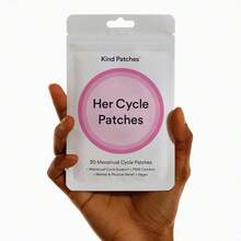 Kind Patches Her Cycle Patches With Chasteberry, Artichoke, Dong Quai, Ginger Extract, Turmeric, And Ashwagandha - Vegan - 30 Count - 1 - View 7