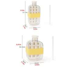 1pc Tray, Maker, Pressure Mold, Ice Ball Maker, Large Capacity Storage Box, Large Capacity Water Pitcher, No-Touch Push-Out Tray, Suitable For Summer And Home Refrigerator, Can Store Beverages And Ice Cubes Simultaneously - Multicolor - View 11