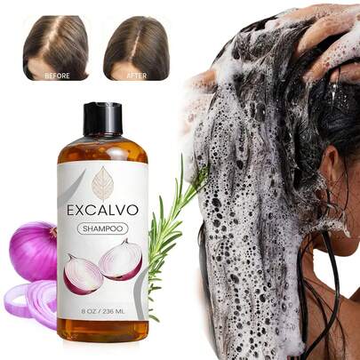 洋葱洗发水，适用于染发、卷发、干性及油性发质。质地轻盈，深层滋养秀发，男女皆宜。蕴含红洋葱、迷迭香油、椰子油、维生素E及迷迭香提取物。