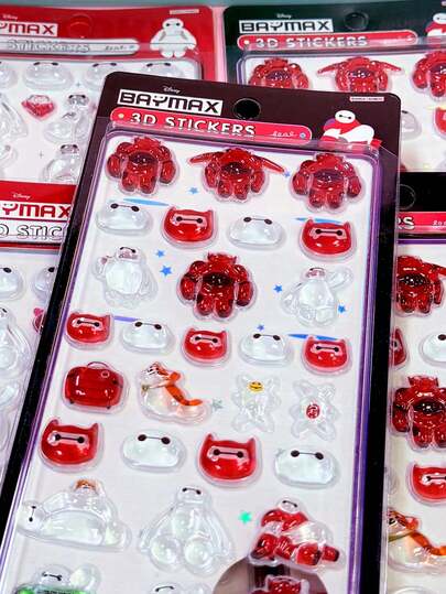 DOBBLE Hình dán Baymax dạng thạch dung lượng lớn, thiết kế hình Baymax dễ thương, chất liệu thạch trong suốt với lớp phủ bóng, giá cả phải chăng, một tờ có thể trang trí nhiều vật dụng, lý tưởng cho học sinh và những người yêu thích lập kế hoạch. Hình dán được làm dày dặn với hiệu ứng 3D, mềm mại và mịn màng khi chạm vào, với nhiều họa tiết Baymax lập thể trên một tờ, dễ dàng trang trí sổ kế hoạch, ốp điện thoại, văn phòng phẩm, cốc và nhiều hơn nữa.
