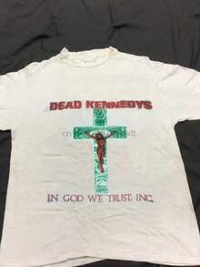 Reprinted Dead Kennedys In God We Trust T Shirt S To 5XL Gift For Fans - Black - View 7
