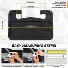 Steering Wheel Desk, Suitable For Laptops, Multifunctional Travel Car Accessories, Car Seat Bracket Tray, Desk Console Under Steering Wheel - Multicolor - View 6