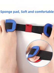 1个弹性设计脚趾拉伸器，增强舒适度并锻炼脚趾肌肉阻力带 - 彩色 - 查看 3