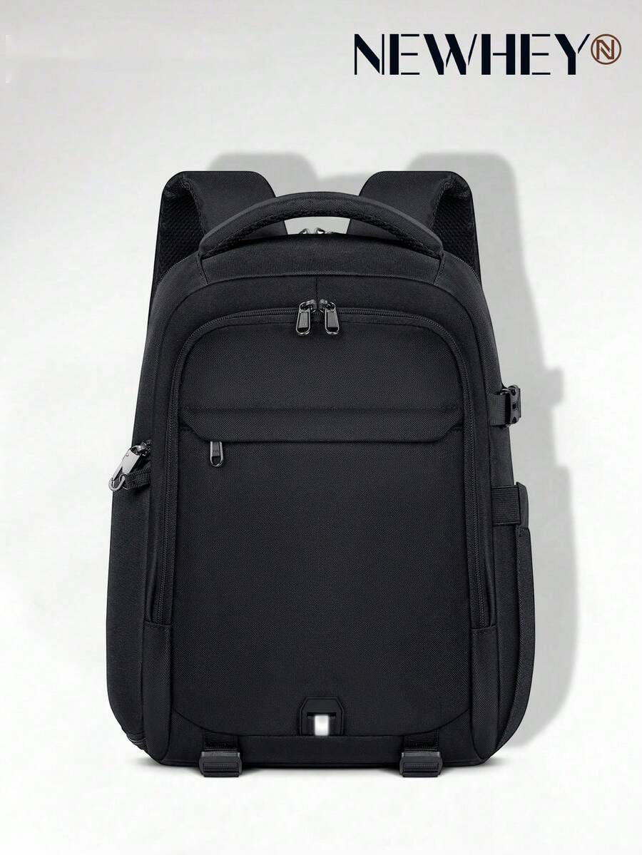NEWHEY 攝影師相機包，附 14 吋筆電隔層，專業 DSLR/SLR 相機後背包，附防雨罩，中性款筆電包