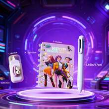 Hasbro 一套K-POP女巫组合文具3件套，实用文具，学习奖励小礼物，办公/学习用品，生日，节日，派对礼物，可爱文具，填充物，学校装饰，宿舍装饰，返校季，家居装饰 - A - 查看 9