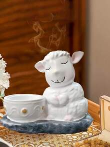 Quà tặng Eid Al-Adha, Lư hương nhựa hình cừu Eid Al-Adha, Đèn trà, Chân nến, Lư hương Eid Al-Adha - a - Xem 13