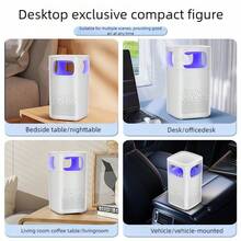 جهاز تنقية الهواء المحمول الذي يعمل بالطاقة من USB - يزيل الفورمالديهايد والروائح والدخان الثانوي - مناسب لغرفة النوم والسيارة والخيمة، يزيل شعر الحيوانات الأليفة والغبار، لا يتطلب بطارية - أبيض - مشاهدة 9