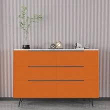 1 rolă de tapet autoadeziv impermeabil mat portocaliu Vitality, stil minimalist modern, tapet decorativ renovat pentru birou și mobilier de bucătărie, tapet PVC ușor de instalat și detașabil, autocolante de perete durabile și ușor de asortat, tapet de culoare solidă 15.7inx39.3/118.1/196.8in, tapet de culoare solidă, cadou decorativ - G - Vizualizare 5