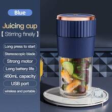 Portable Electric Juicer Cup, Multifunctional Blender, Can Be Used For Making Smoothies And Food Preparation, USB Charging, Suitable For Various Important Occasions, Ideal For Home, Office, Outdoor, Travel And More - Multicolor - View 11