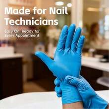 50 chiếc găng tay nitrile đa năng không bột - Chống thấm nước, chống tĩnh điện, không chứa latex, thích hợp cho việc rửa chén bát và dọn dẹp nhà cửa, chế biến thực phẩm, nấu nướng, găng tay gia dụng thiết thực. - 50pcs - Xem 9