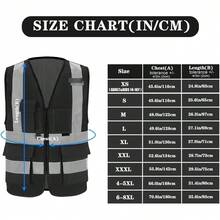 Pink Reflective Safety Vest For Women, Working Safety Gear With Strips, High Visibility Work Vest For Construction, Medium - Black Mesh - View 2