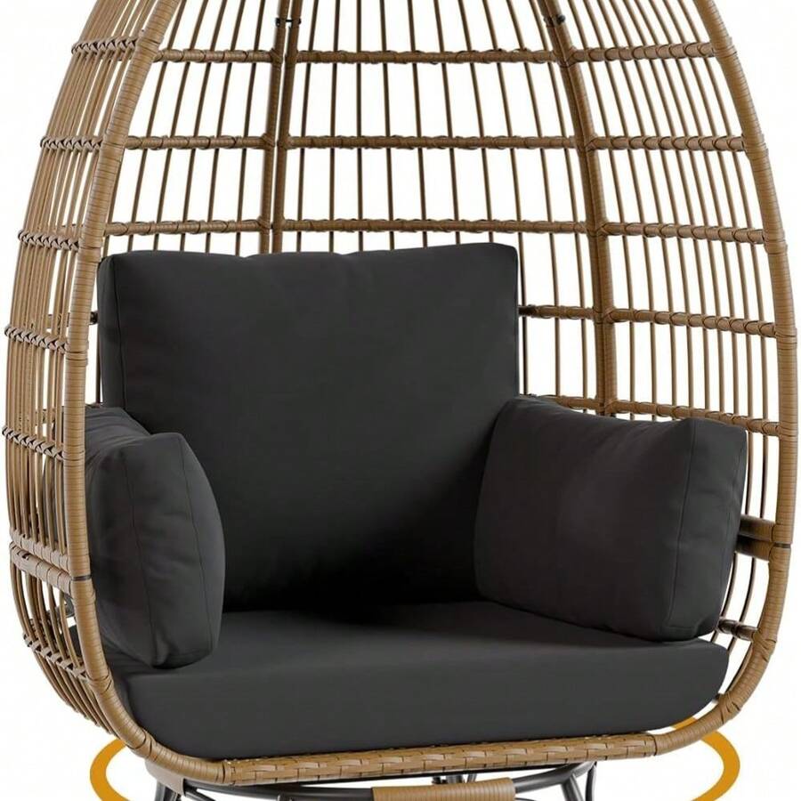 Patio Lounge Chair & Swing Chair - B - View 1