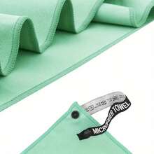Toalla de microfibra ultra suave y absorbente para fitness, secado rápido, compacta y ligera, portátil para gimnasio, yoga, natación, playa, camping, deportes y actividades al aire libre - Multicolor - Ver 7