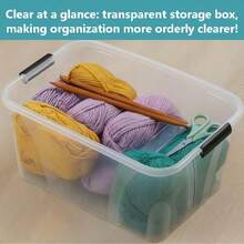 Transparent Storage Box With Lid / 5 Sizes Available / Household Clothes Organizer Box / Home Clothes Storage / Under Bed Storage Box / Wardrobe Organizer Box / Rental Storage / Miscellaneous Storage - View 6