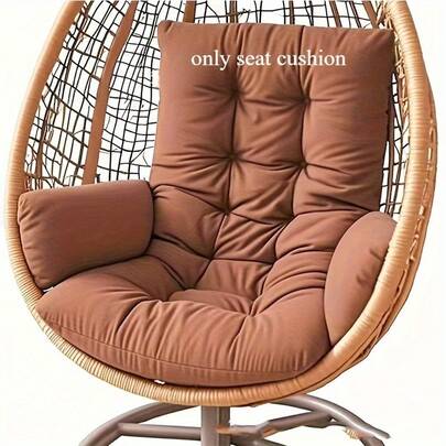 1 pièce de coussin de chaise de mobilier de jardin, coussin de chaise à bascule avec accoudoirs, coussin épais et moelleux avec , convient pour une utilisation intérieure et extérieure, coussin de canapé à bascule (coussin d'assise uniquement).
