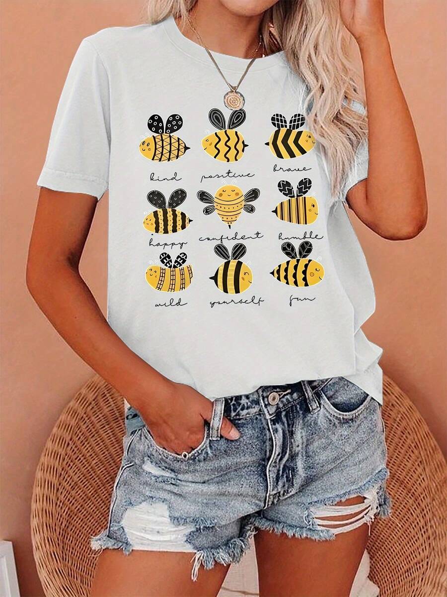 Women T-Shirts - White - View 1