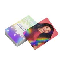 124pcs Holographic Card, Glitter Card, Celebrity Fan Photo Card, Sticker, LOMO Card, Greeting Card - Multicolor - View 4