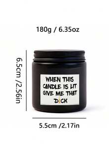 1个大号蜡烛罐，情人节送给男同性恋者的礼物，送给男友、兄弟、丈夫的趣味礼物，独特必备的周年纪念生日礼物，家居装饰。蜡烛摆件，装饰品，蜡烛。 - 彩色 - 查看 12