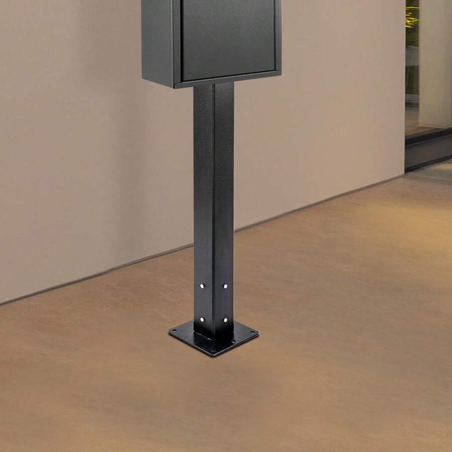 Futchoy Mailbox Post With Post Base, Mailbox Mounting Post, Mailbox Post For Outside - A - View 1