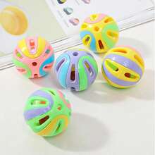 New Cross-Border Toy Ball For Cats, Sound Toy With Bell, Interactive Moving Toy, Colorful Hollow Design, Boredom Relief Pet Toy - Multicolor - View 9
